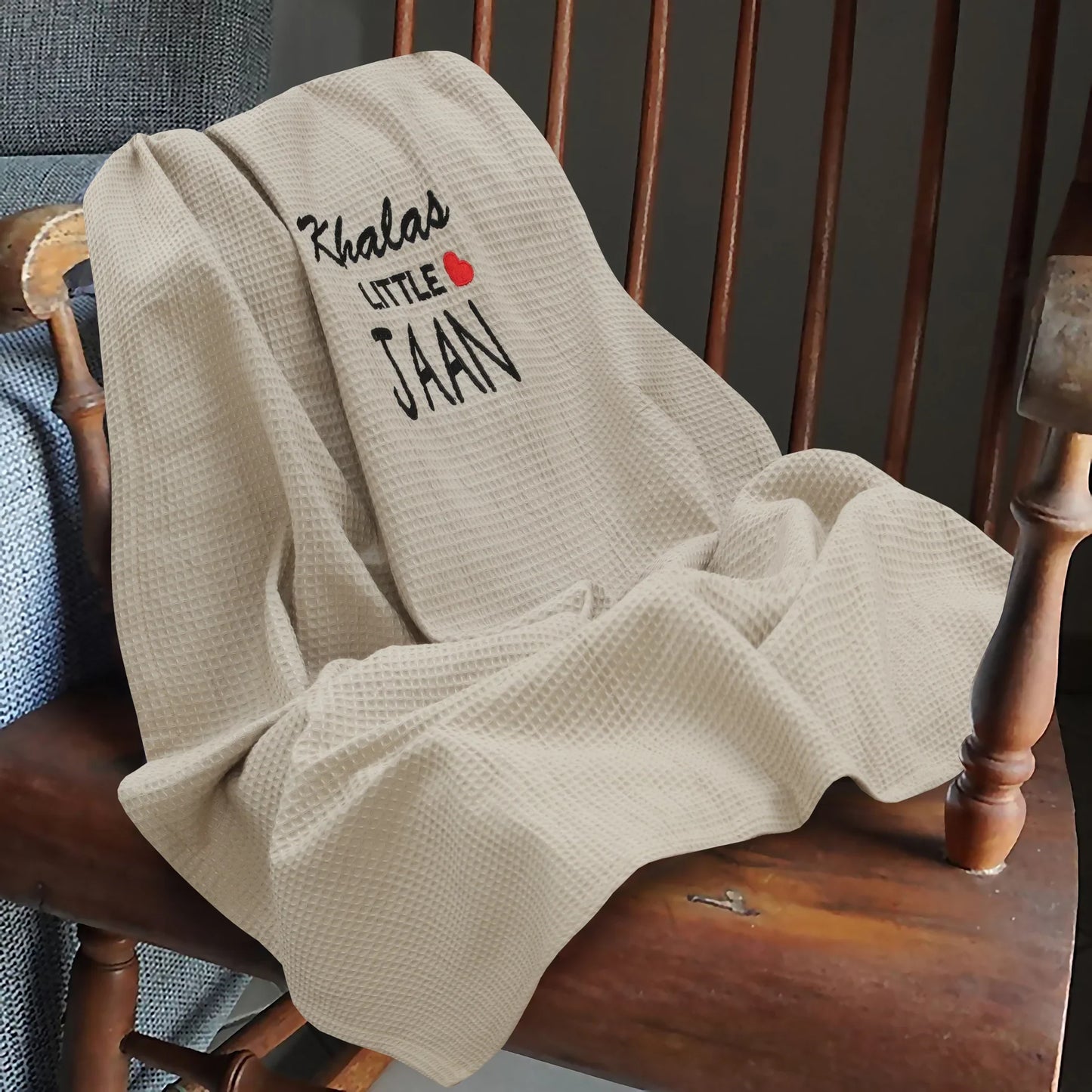 Khala's Jaan Baby Waffle Blanket