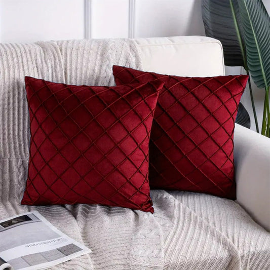 Executive Velvet Cushion Pack Of 2